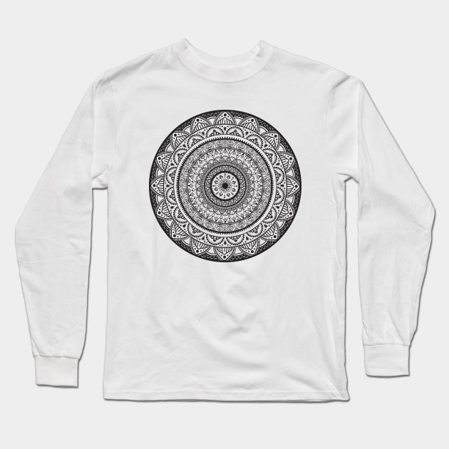 Mandala Long Sleeve T-Shirt by Meeko_Art